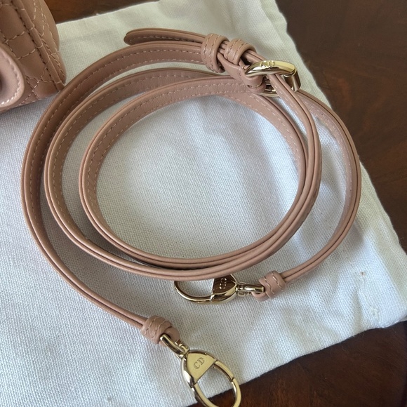 Lady Dior Micro Cannage Quilt Lambskin Bag - Picture 10 of 11